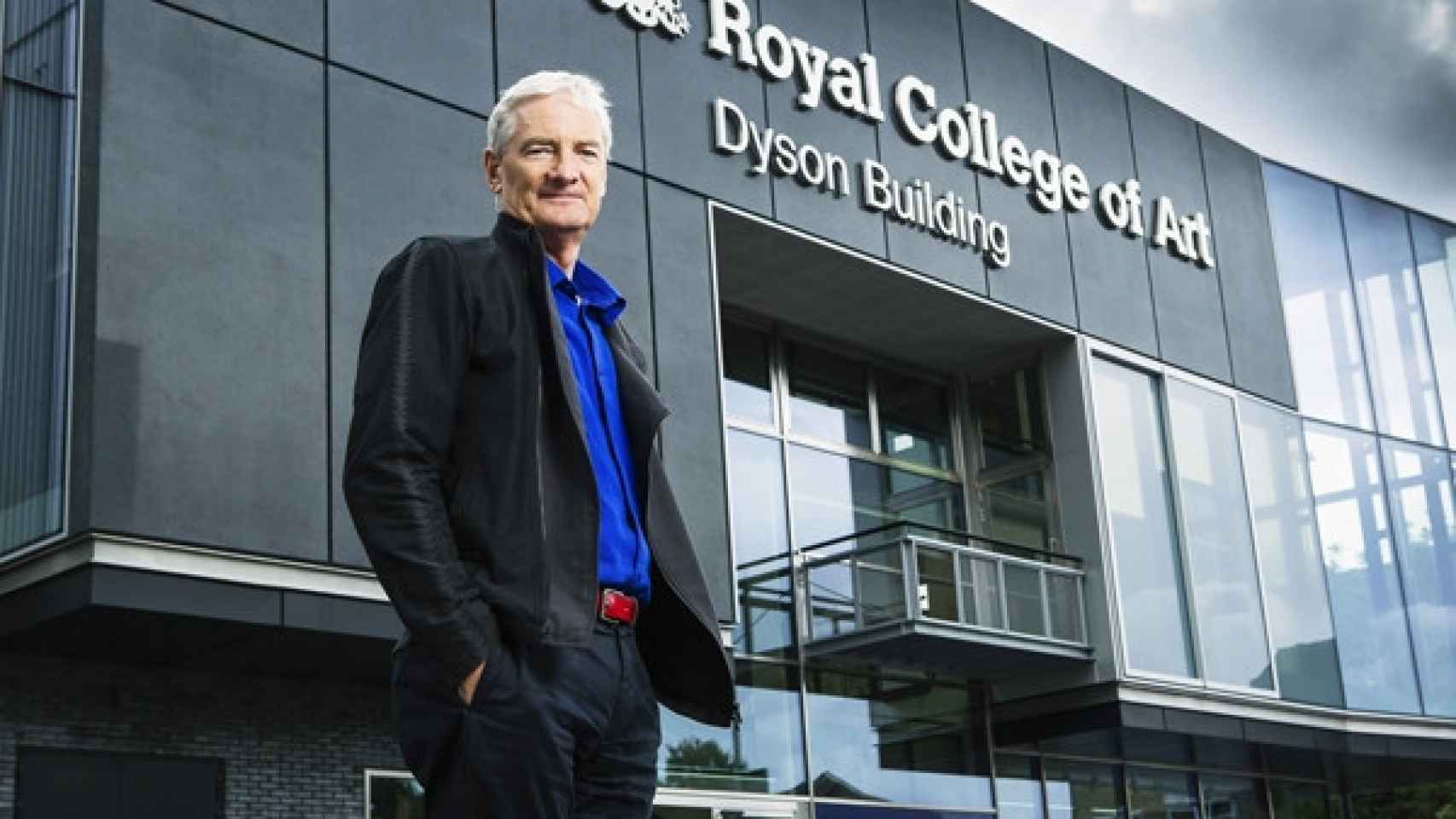Dyson y el edificio del Royal College of Art que lleva su nombre