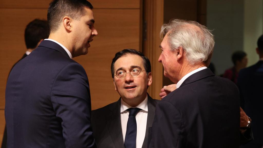 El ministro de Exteriores, José Manuel Albares, durante la reunión de este lunes en Luxemburgo