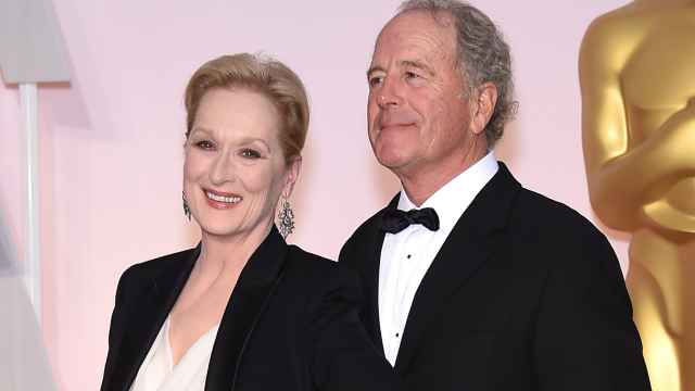 Meryl Streep y Don Gummer en los Oscar de 2015.
