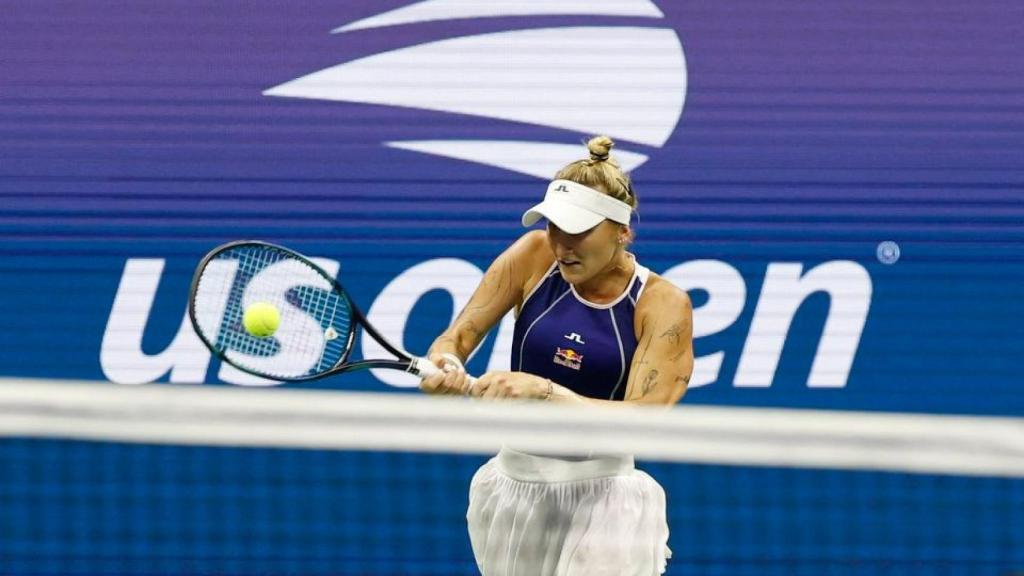 Marketa Vondrousova, durante el US Open.