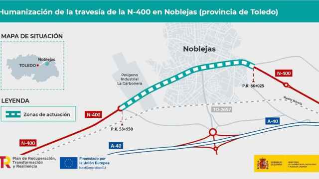 El Ministerio formaliza por 6,7 millones las obras de la travesía de la N-400 en Noblejas