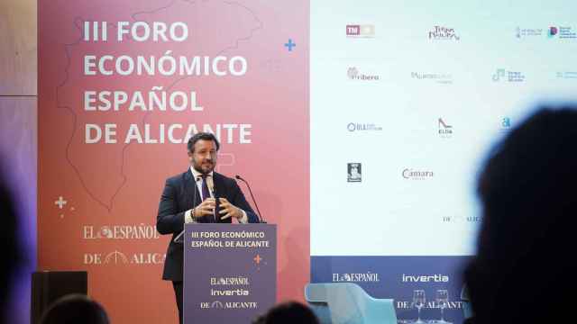 Pablo Ruz durante su discurso en el III Foro Económico Español de Alicante 2023.