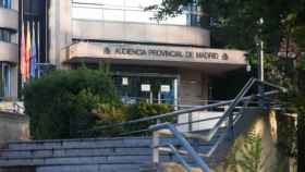 Entrada de la Audiencia Provincial de Madrid.