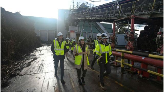 Visita a la planta de biomasa en Curtis-Teixeiro este lunes