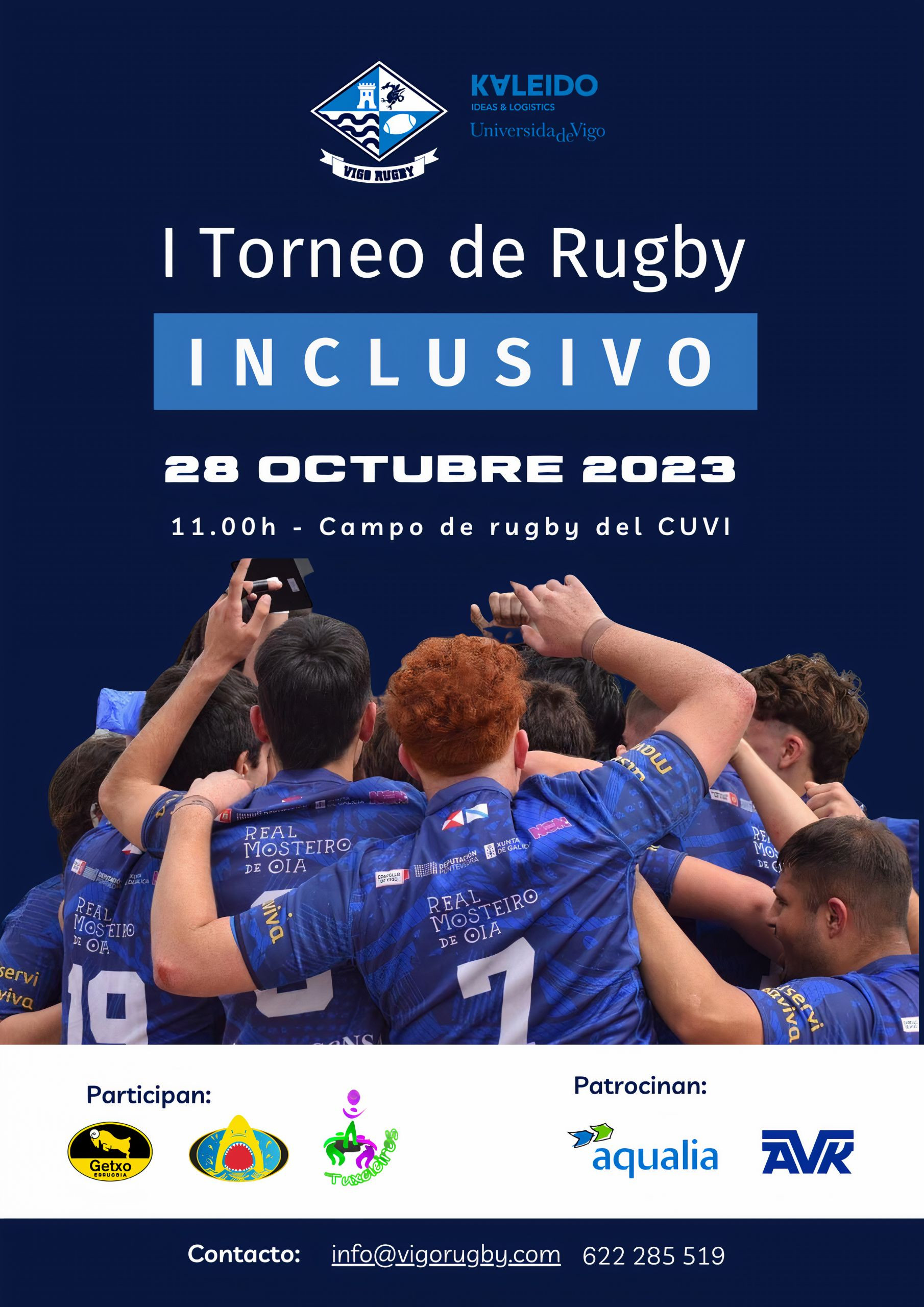 Cartel I Torneo de Rugby Inclusivo.