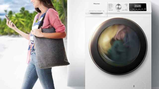 Esta lavadora inteligente de Hisense se puede controlar con el móvil ¡y tiene 130€ de descuento!