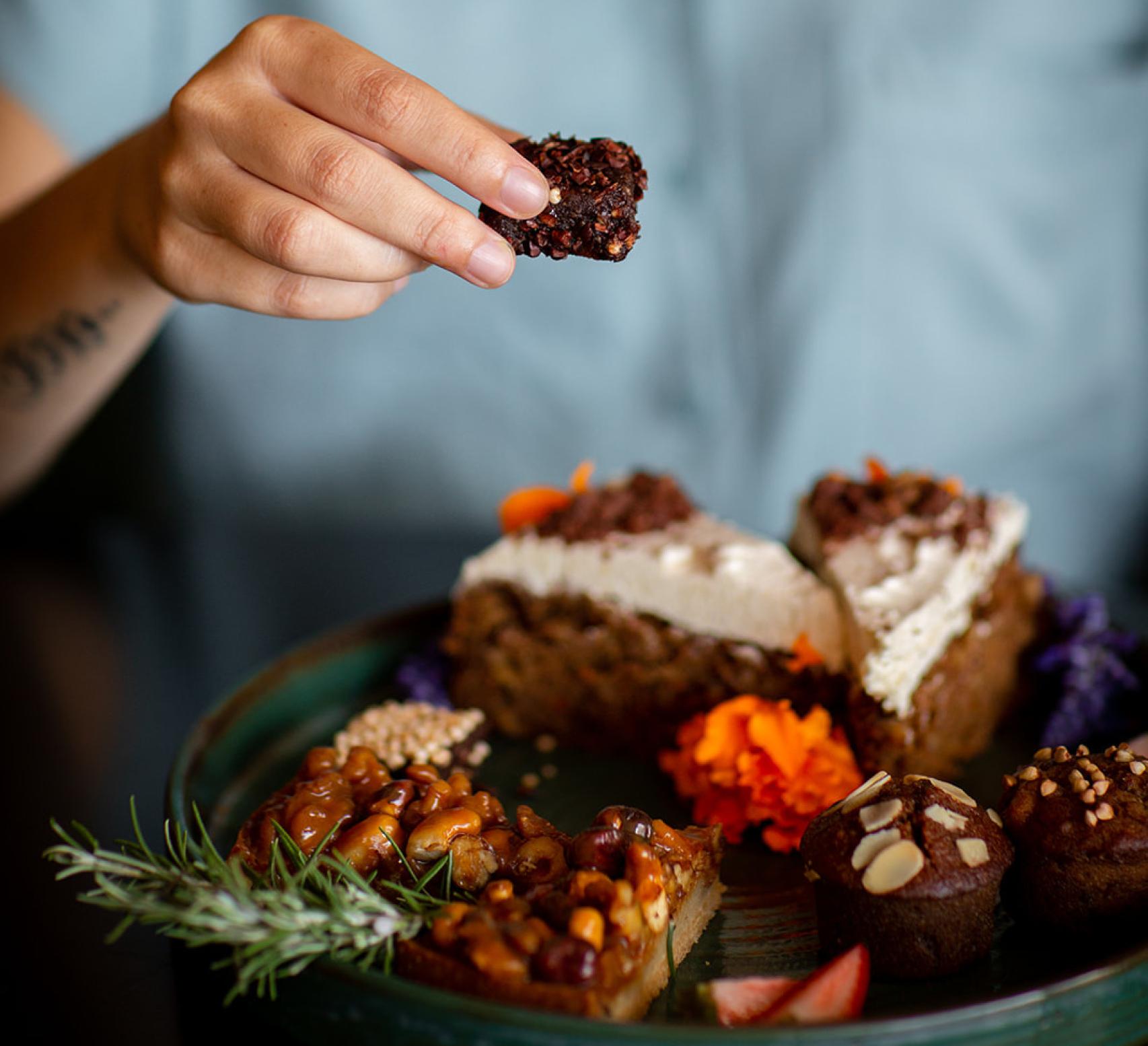 La oferta de dulces en el desayuno de Six Senses de Ibiza.