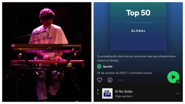 Íñigo Quintero alcanza el Top 1 en Spotify