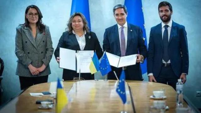 El nuevo director ejecutivo de la EUIPO, el portugués Joao Negrao en Kiev.