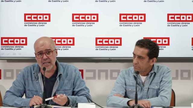 Unai Sordo y Vicente Andrés en una rueda de prensa este martes