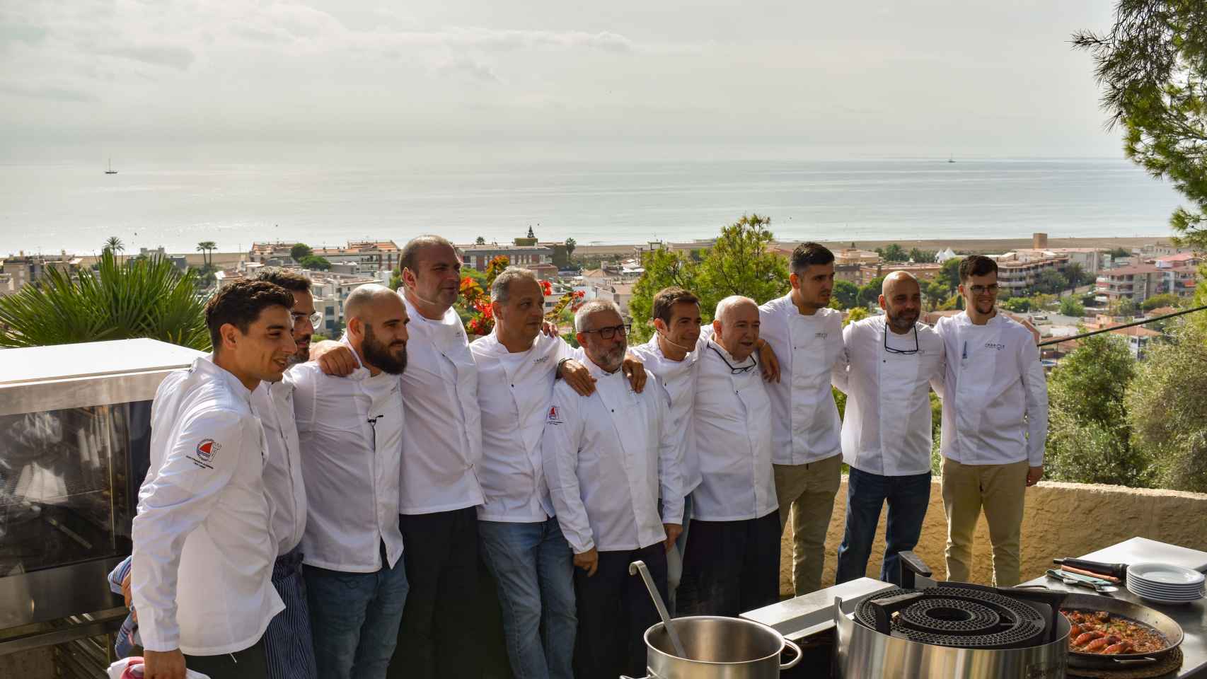 Los cocineros participantes en la iniciativa