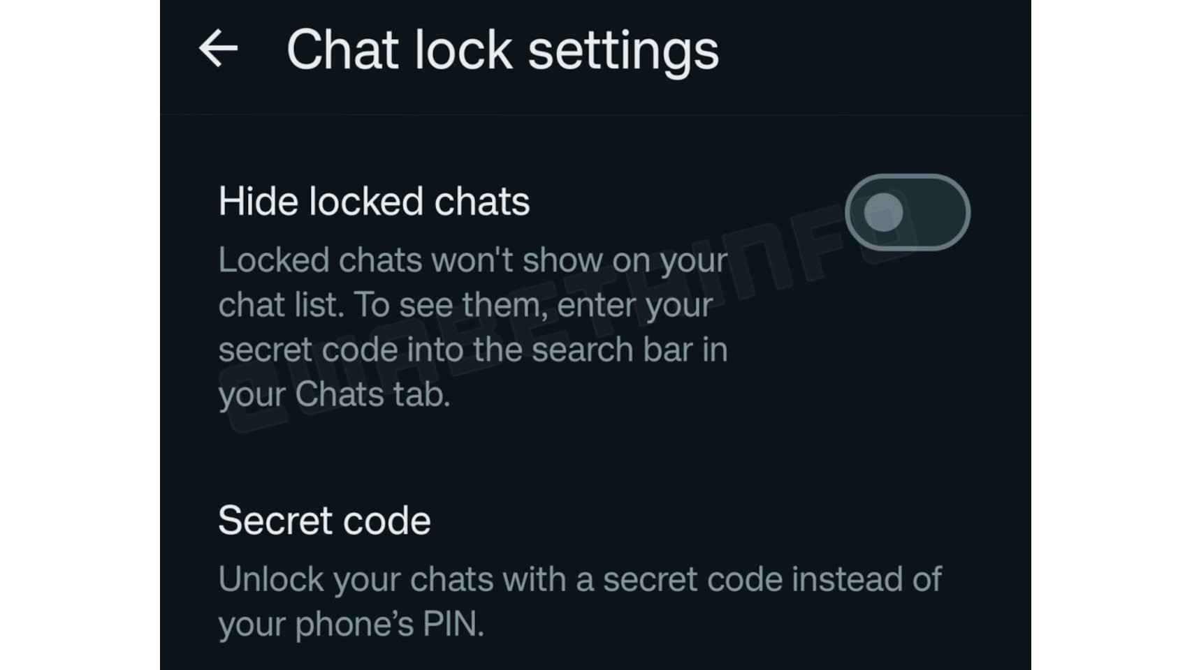 La nueva opción para ocultar chats en WhatsApp