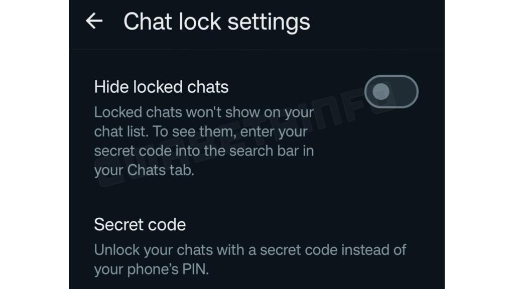 La nueva opción para ocultar chats en WhatsApp