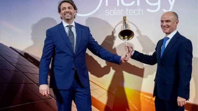 Alberto Hernández Poza, consejero delegado de Energy Solar Tech, y Abel Martín Sánchez, consejero ejecutivo.