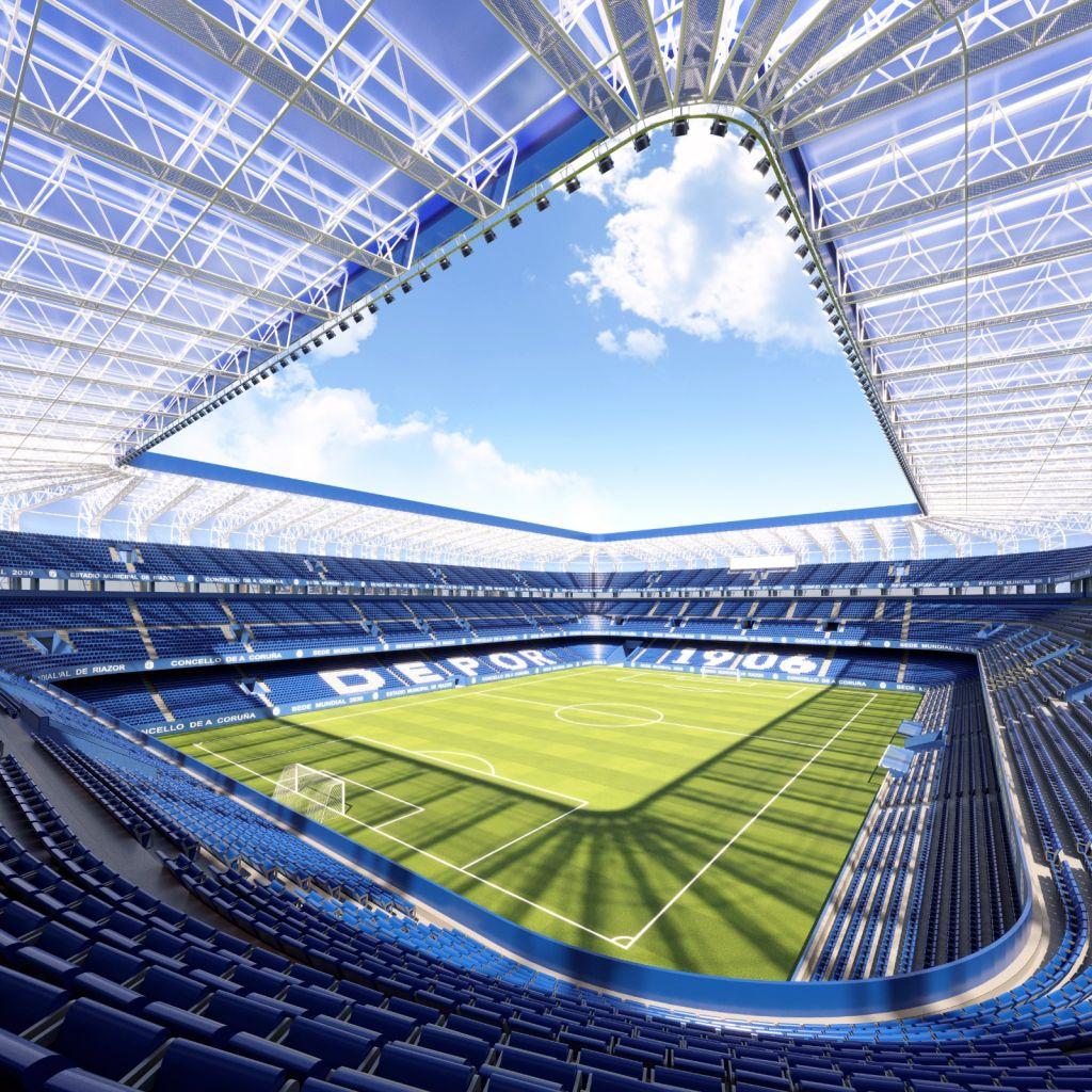 Así sería el futuro estadio de Riazor para el Mundial 2030 (Foto: Concello da Coruña)