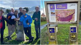 El torero Francisco Rivera presume de Ferrol en el inicio de su Camino de Santiago