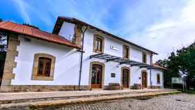 Aspecto del renovado Museo del Ferrocarril de Vilagarcía de Arousa