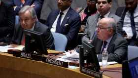 El secretario general de la ONU, António Guterres, este martes en el Consejo de Seguridad.