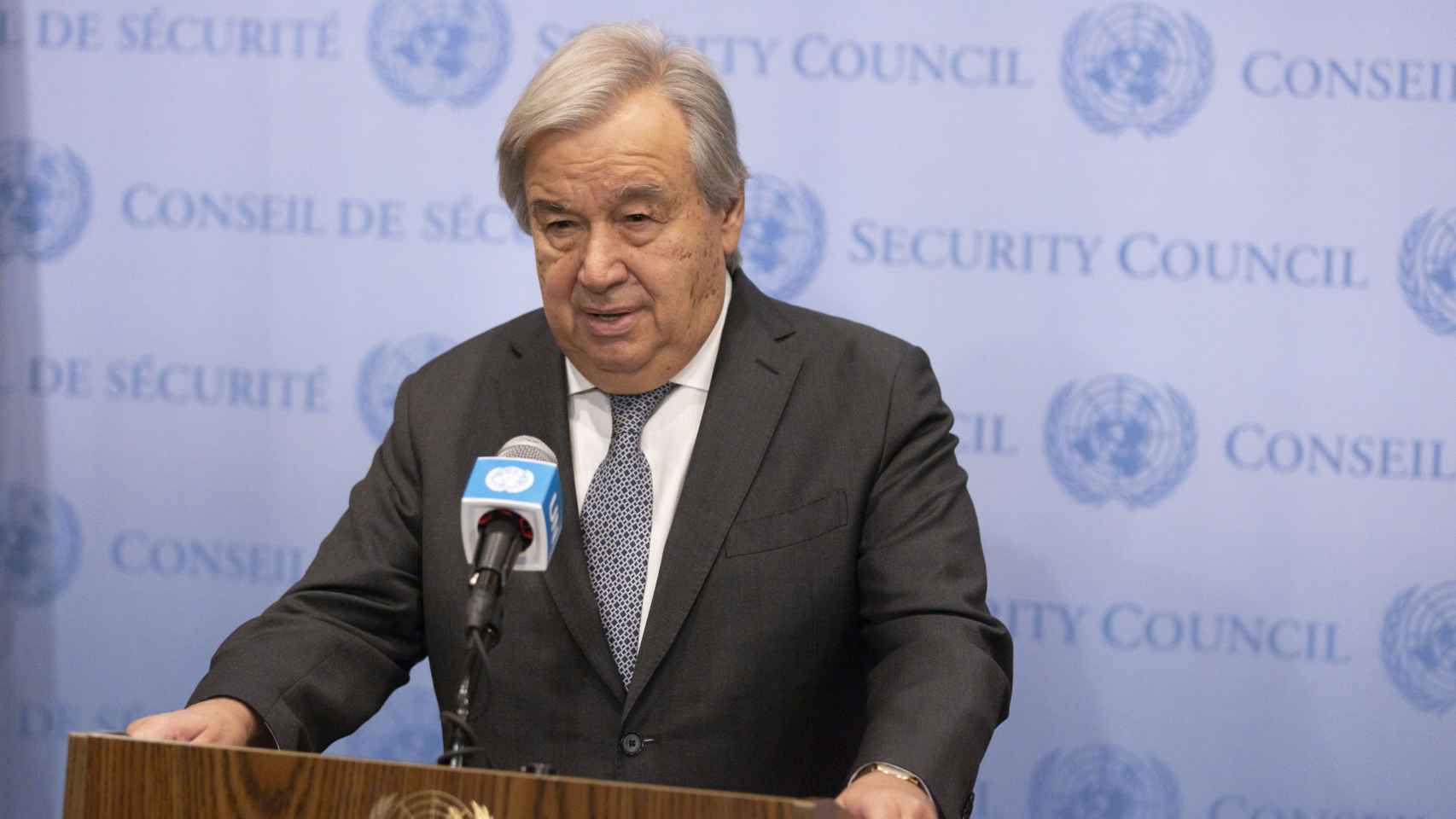 António Guterres comparece en Naciones Unidas tras el Consejo de Seguridad