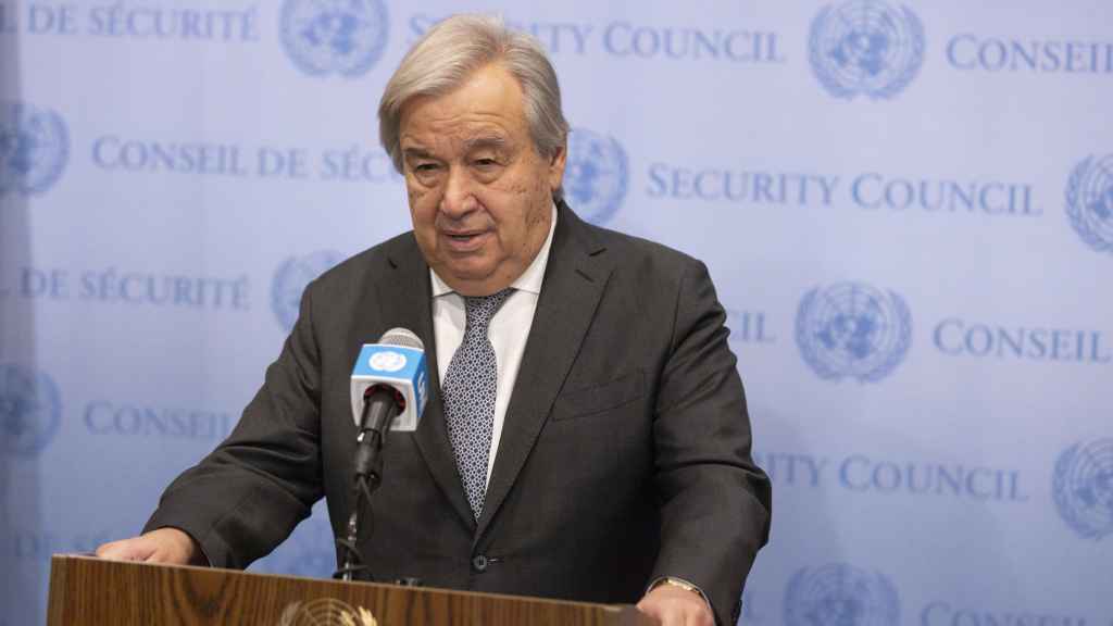 António Guterres comparece en Naciones Unidas tras el Consejo de Seguridad
