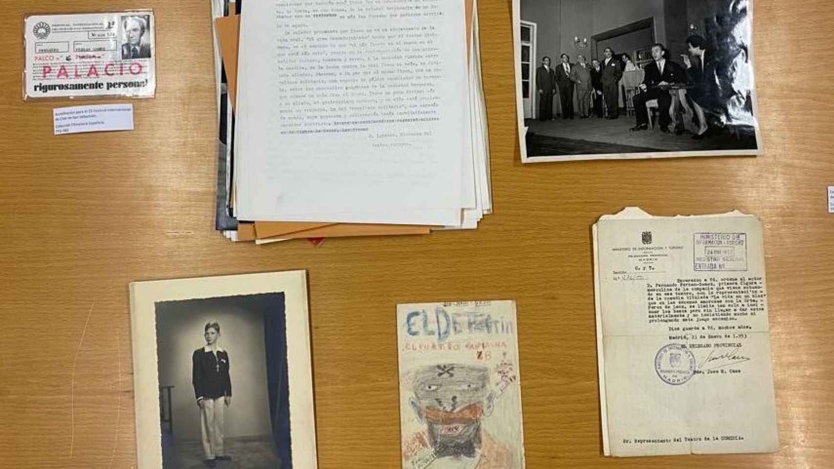 Parte del archivo Emma Cohen-Fernando Fernán Gómez.