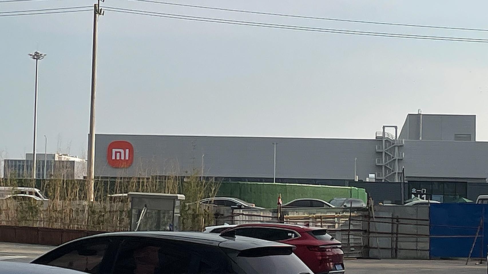 Imagen de la planta de producción para los vehículos de Xiaomi