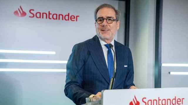 Héctor Grisi, consejero delegado de Santander, durante la presentación de resultados del banco del pasado miércoles.
