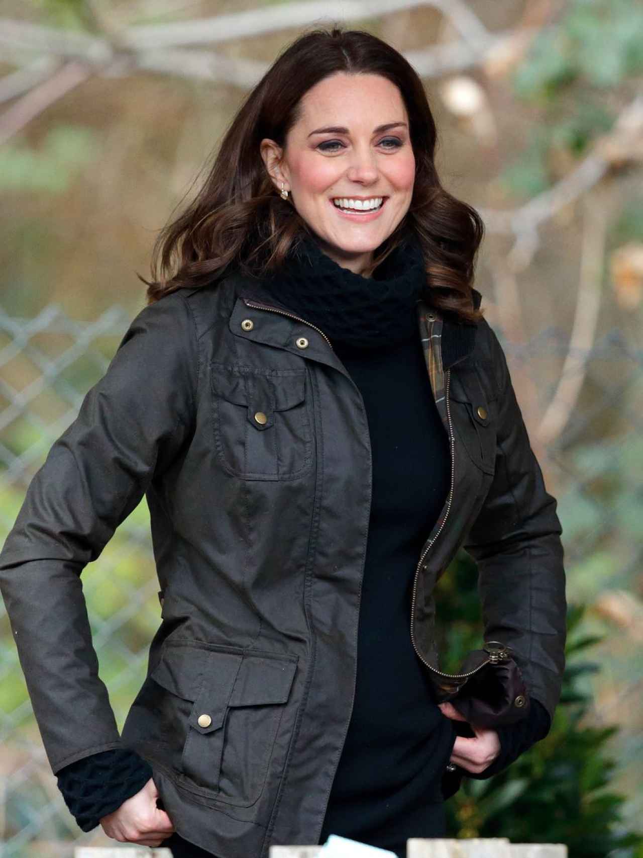 Kate Middleton con la parka encerada