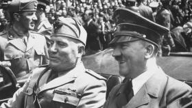 Hitler y Mussolini fotografiados en Munich en 1940