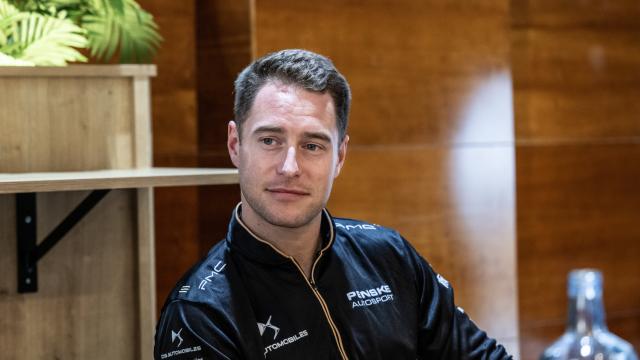 Stoffel Vandoorne, durante el acto en Valencia.