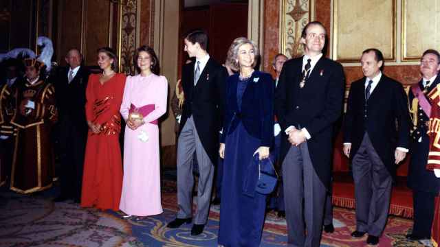 La Familia Real en el Congreso de los Diputados el 30 de enero de 1968.