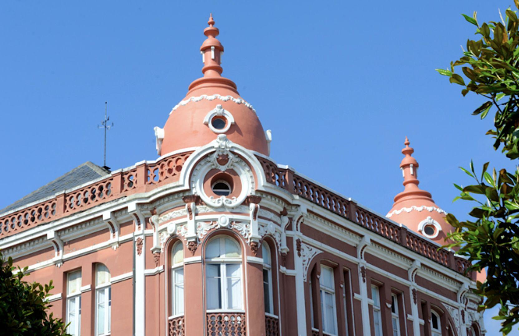 Casas indianas de Ribadeo, Lugo. Foto: Turismo Ribadeo