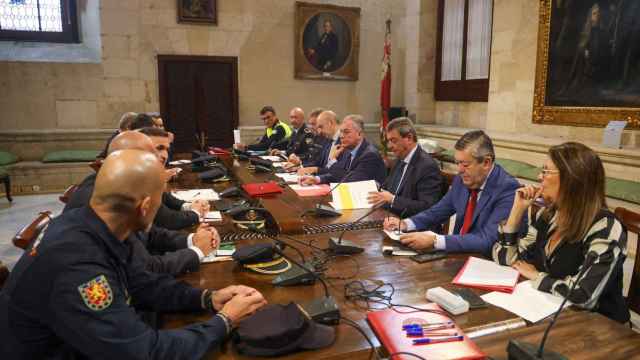 Reunión de la Junta Local de Seguridad celebrada este jueves en Sevilla.