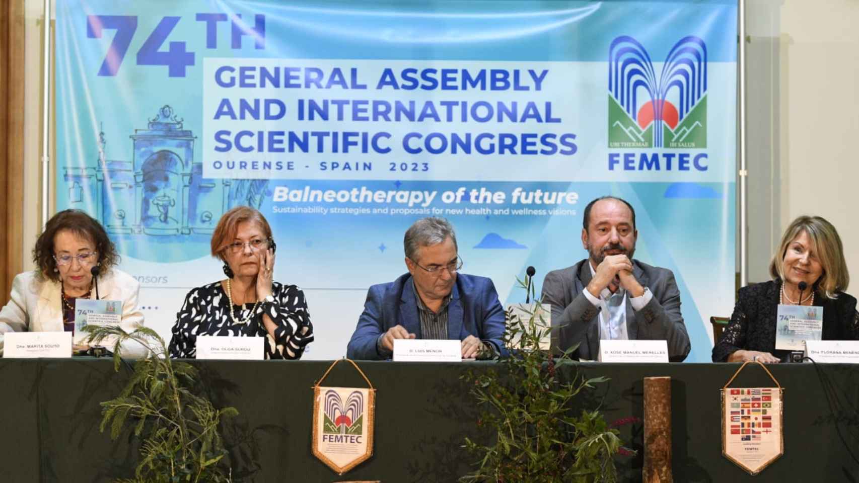 Inauguración del 74º Congreso Internacional de la Federación Mundial de Hidroterapia y Climatoterapia.