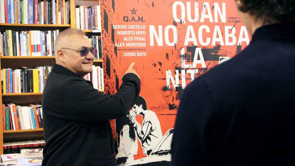 Chimo Bayo en la presentación de la peli 'Quan No Acaba La Nit'. EE