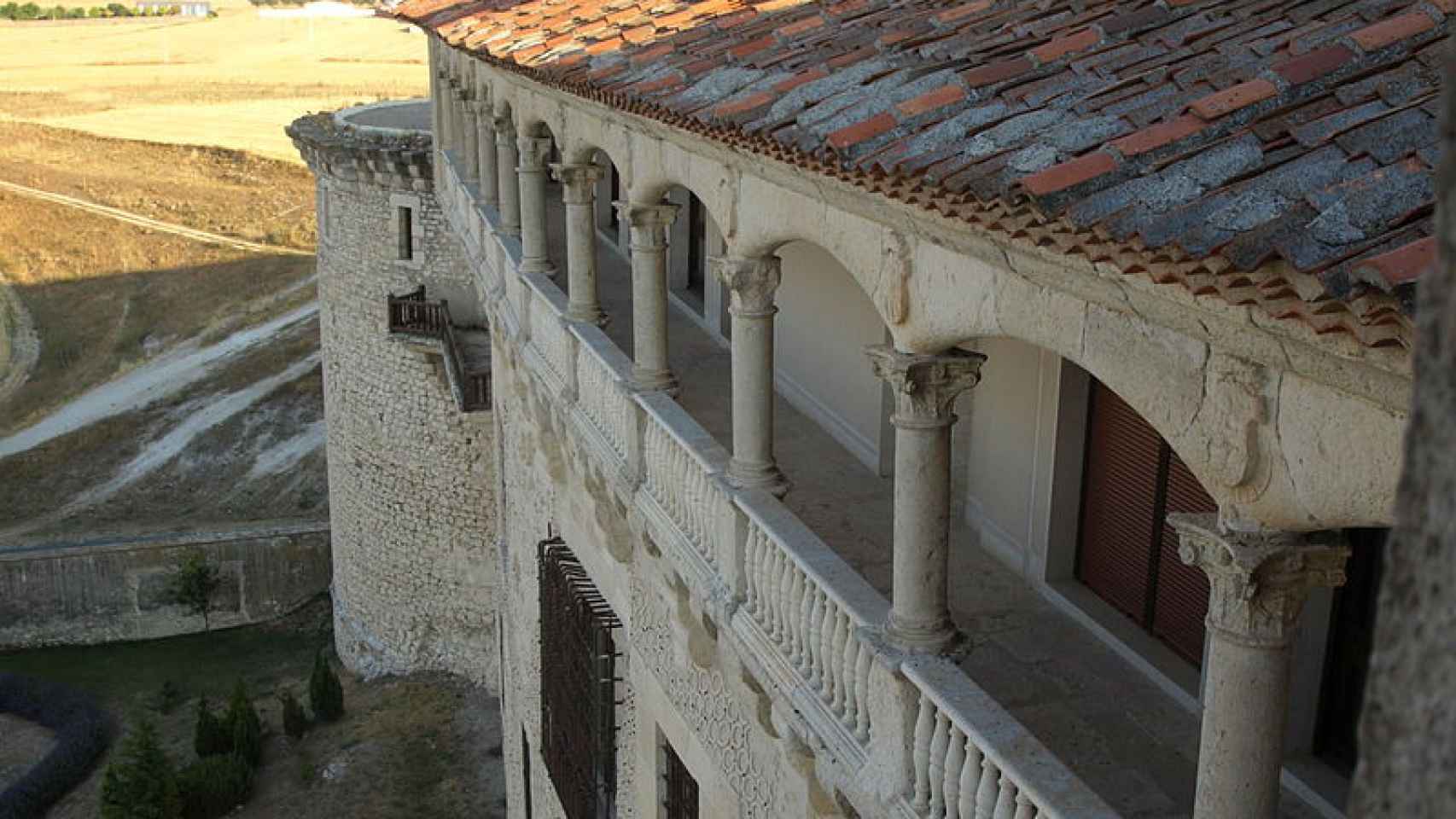 Balconada sur del castillo