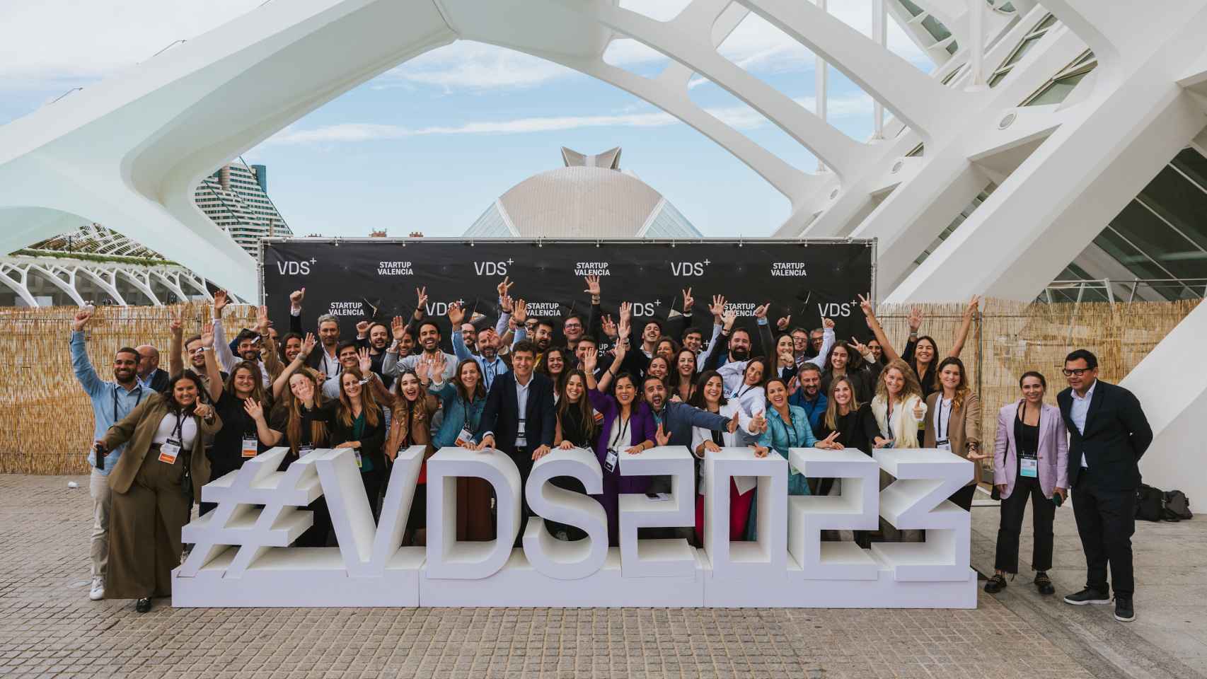 Representantes del ecosistema emprendedor y tecnológico valenciano, ayer, en Valencia Digital Summit 2023.