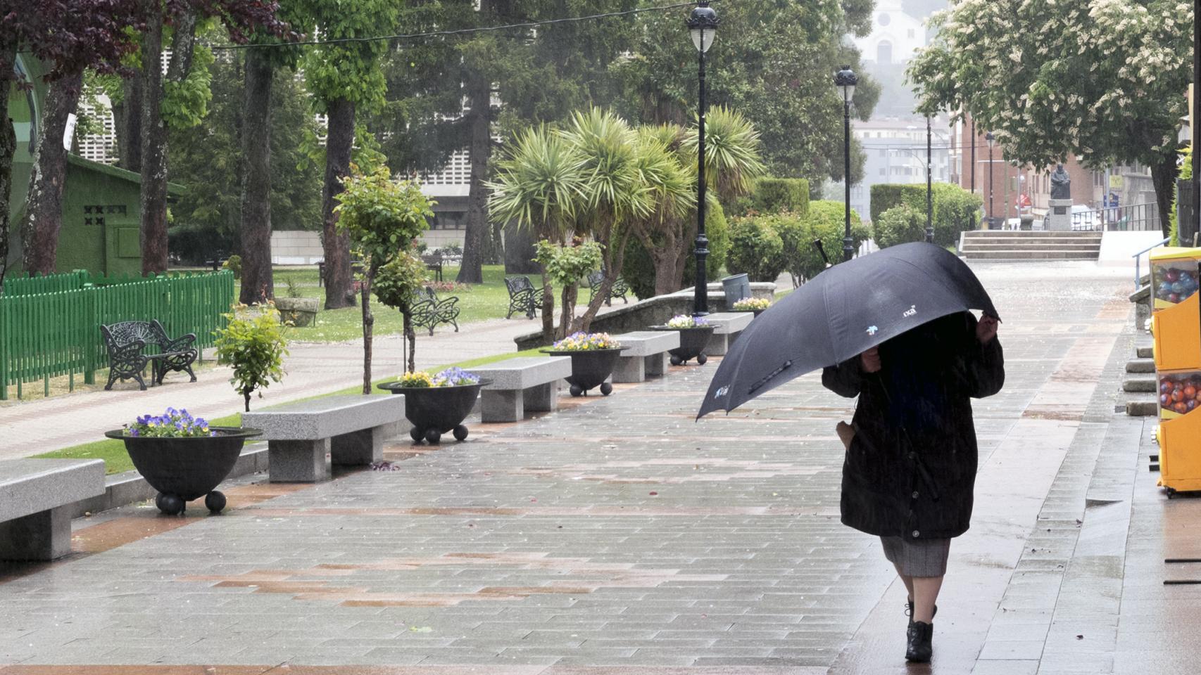 Temporal de lluvia y viento en Salamanca