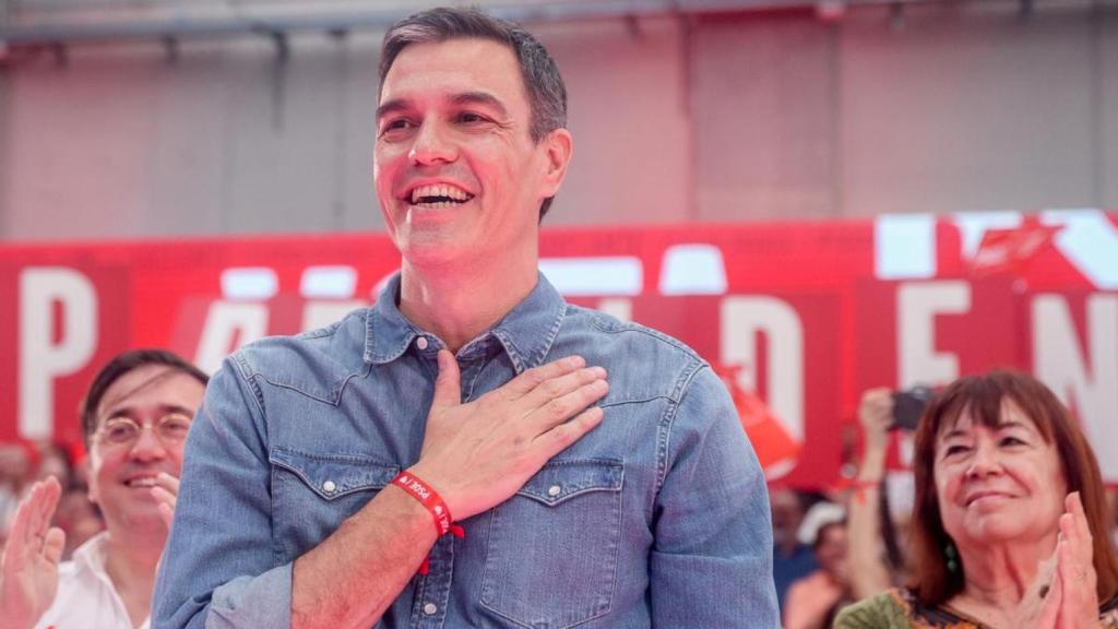 Pedro Sánchez, ante el Comité Federal del PSOE, en la sede de Ferraz.