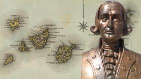 El busto Antonio Gutiérrez de Otero y Santayana, el general que defendió las Islas Canarias de la invasión británica.