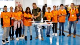 Foto de archivo: Alumnos de toda Galicia asisten a la jornada de presentación de la 3ª Liga Maker Drone