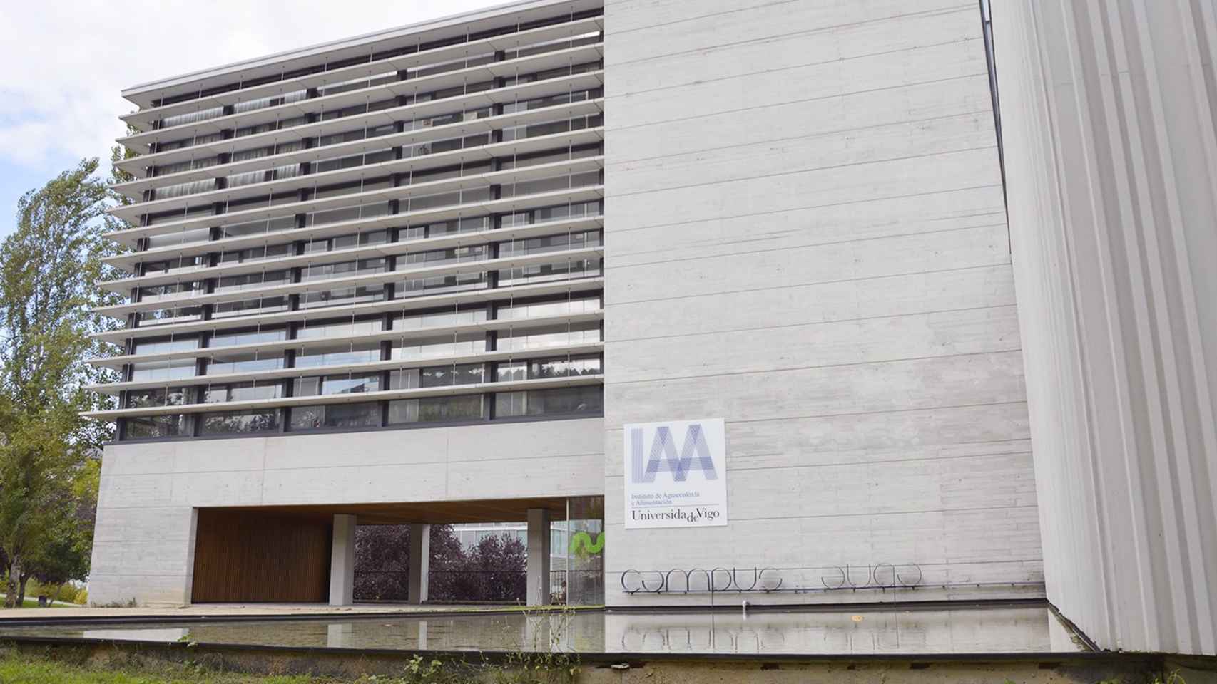Sede del Instituto de Agroecoloxía e Alimentación (IAA) de la Universidad de Vigo, en el campus de Ourense.