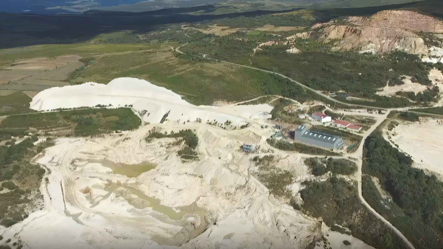 Mina de Penouta, en Viana do Bolo (Ourense).