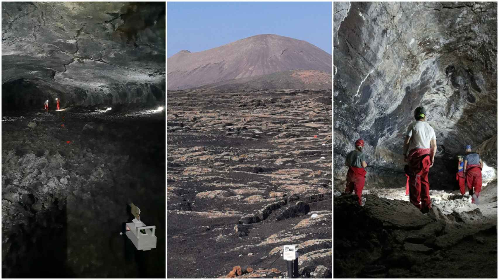Imágenes de la expedición y de los exteriores de la cueva Los Naturalistas.