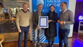 Pepe Solla recoge el sello de Galicia Calidade.