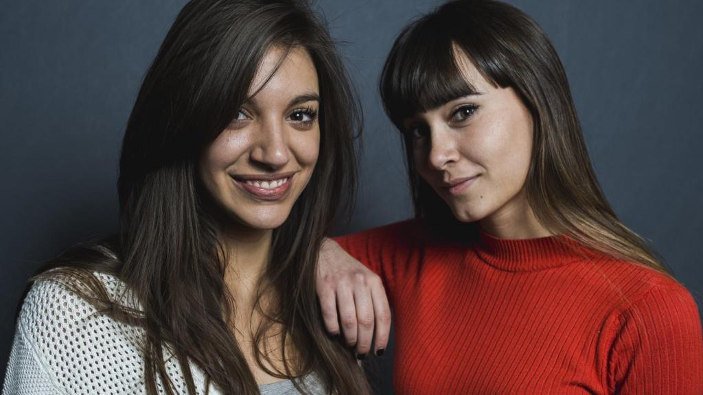 Ana Guerra y Aitana Ocaña en una imagen de estudio, tomada en Madrid, en marzo de 2018.