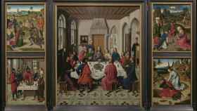 'La última cena' (1464-1467), de Dieric Bouts, que se encuentra en la Iglesia de San Pedro de Lovaina. Imagen:  Artinflanders/Dominique Provost