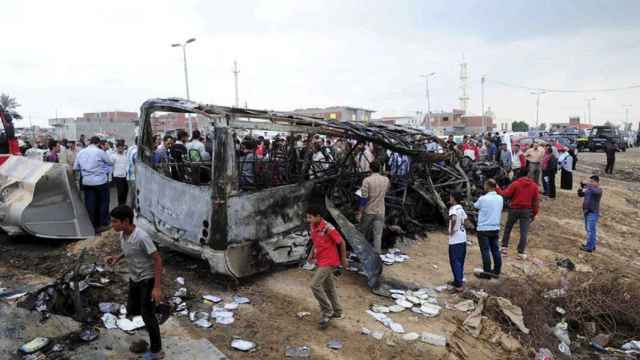 Accidente de un autobús en Egipto (Archivo)