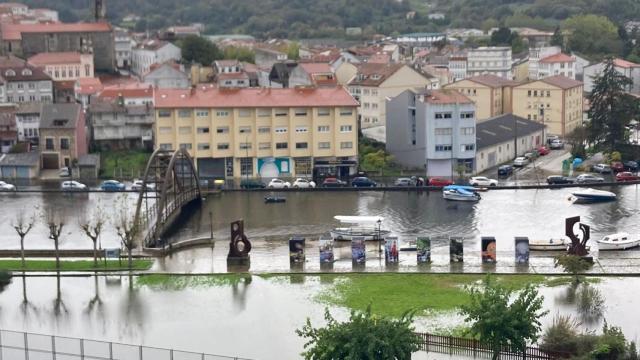 Inundación en Betanzos.