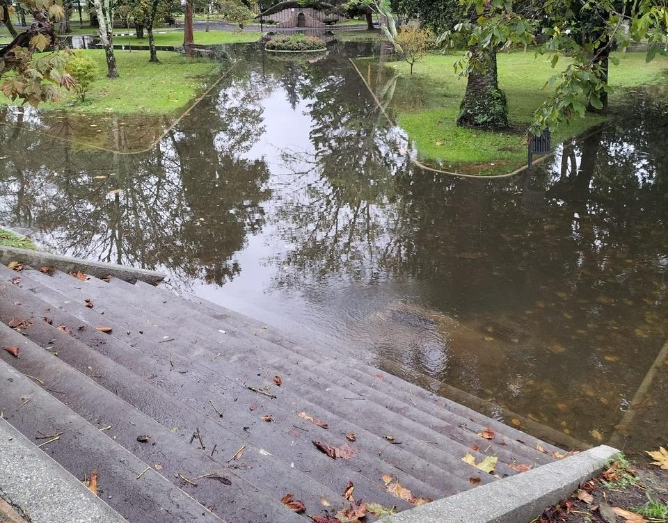 Inundaciones en Betanzos (Foto: Concello de Betanzos)